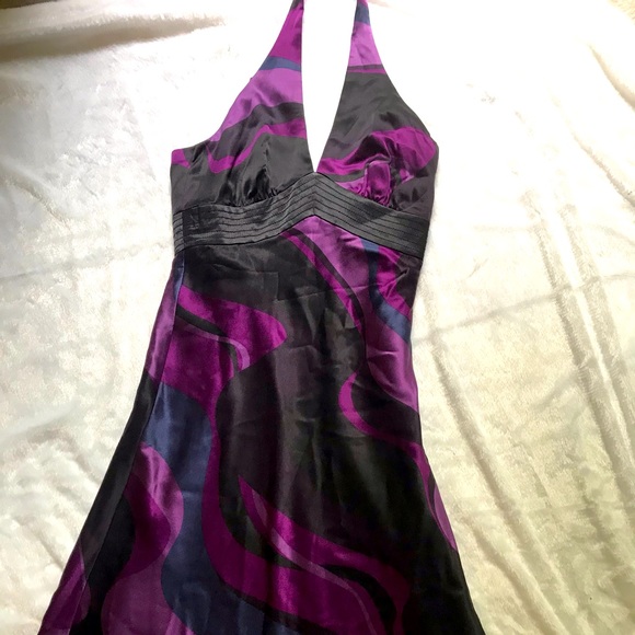 Gorgeous Silk Halter Dress size 2 - Picture 1 of 3